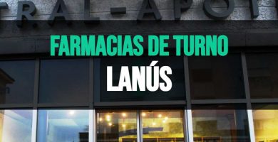 Farmacia de turno Lanús