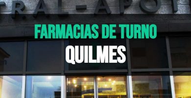 Farmacia de turno Quilmes