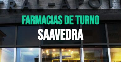 Farmacia de turno Saavedra