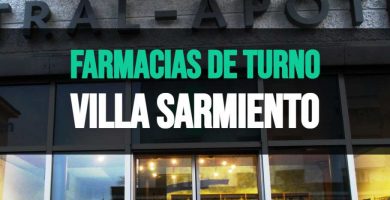 Farmacia de turno Villa Sarmiento